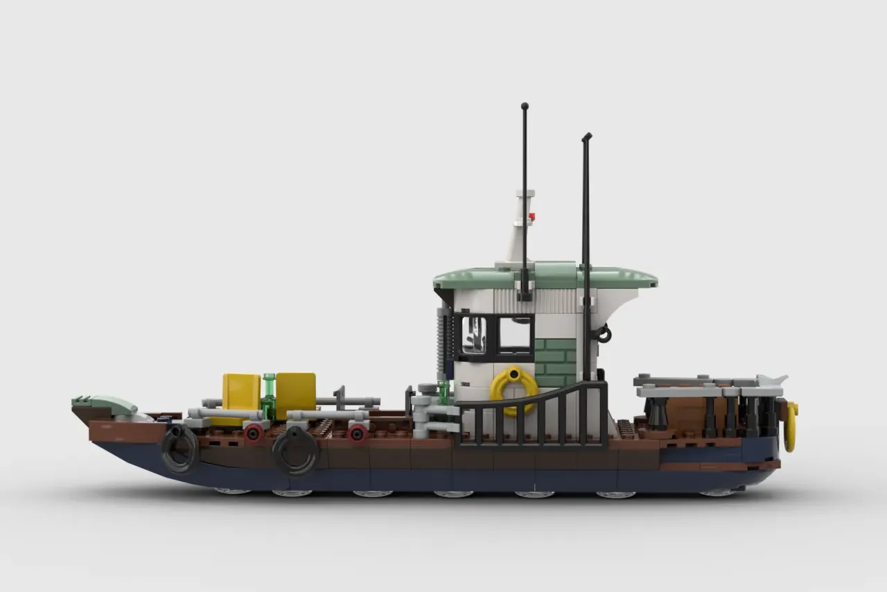 MOC fishing boat, one of the cooler things we've made : r/lego