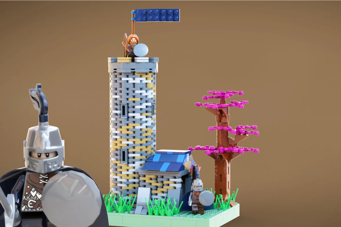 LEGO IDEAS Tower In The Meadow