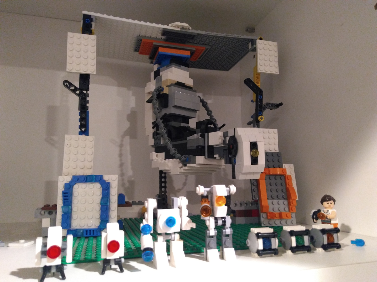 portal 2 glados lego