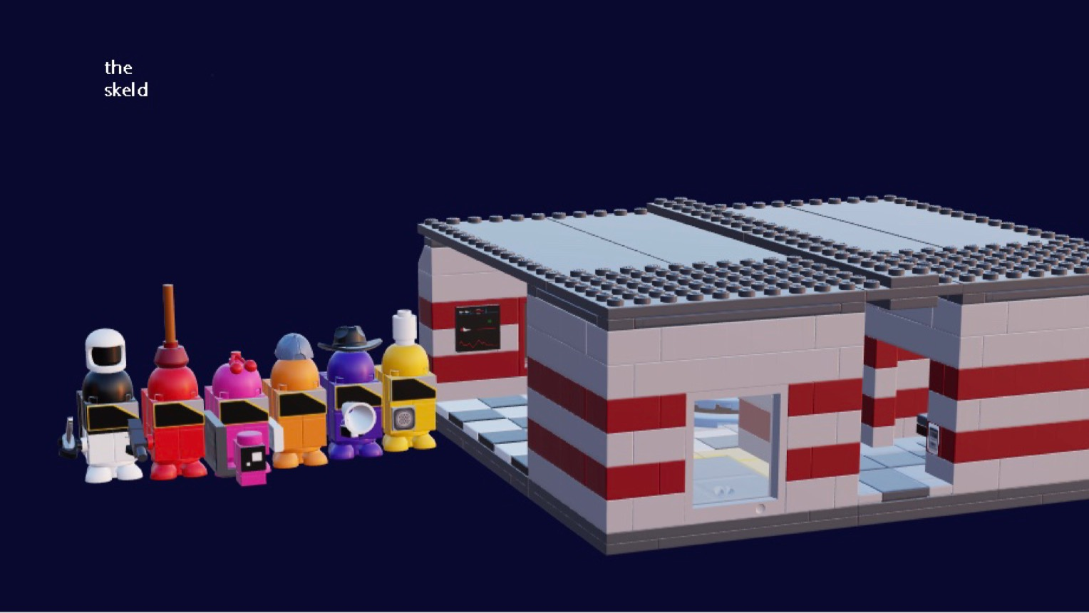 LEGO IDEAS “Among Us” Skeld Playset.