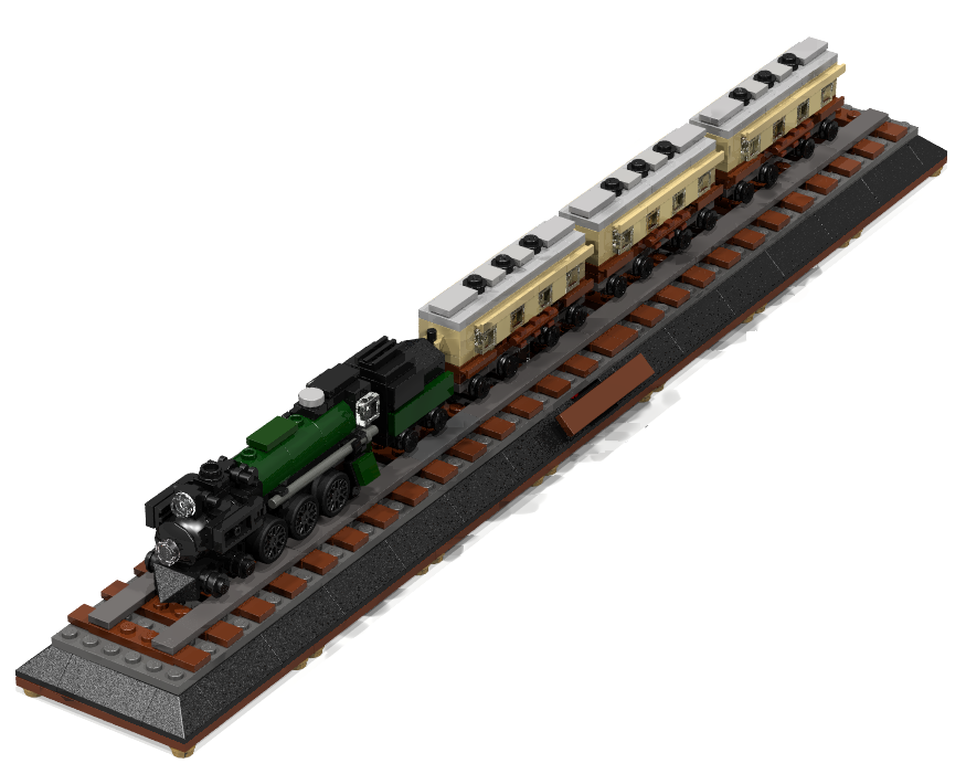 LEGO IDEAS - miniature Emelard Express - miniature train project #2