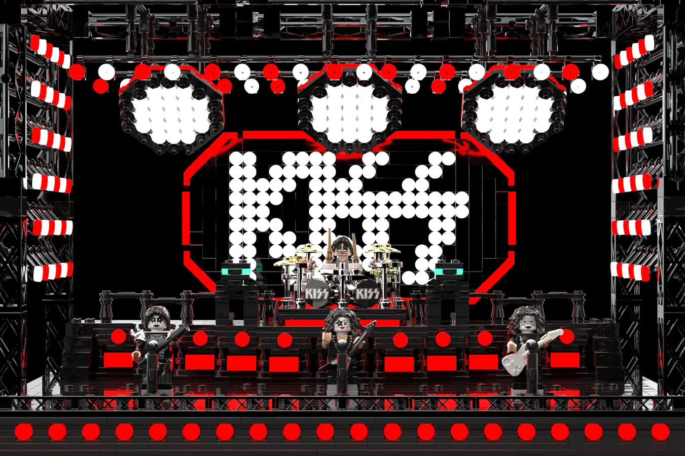 Kiss Rock Concert Stage