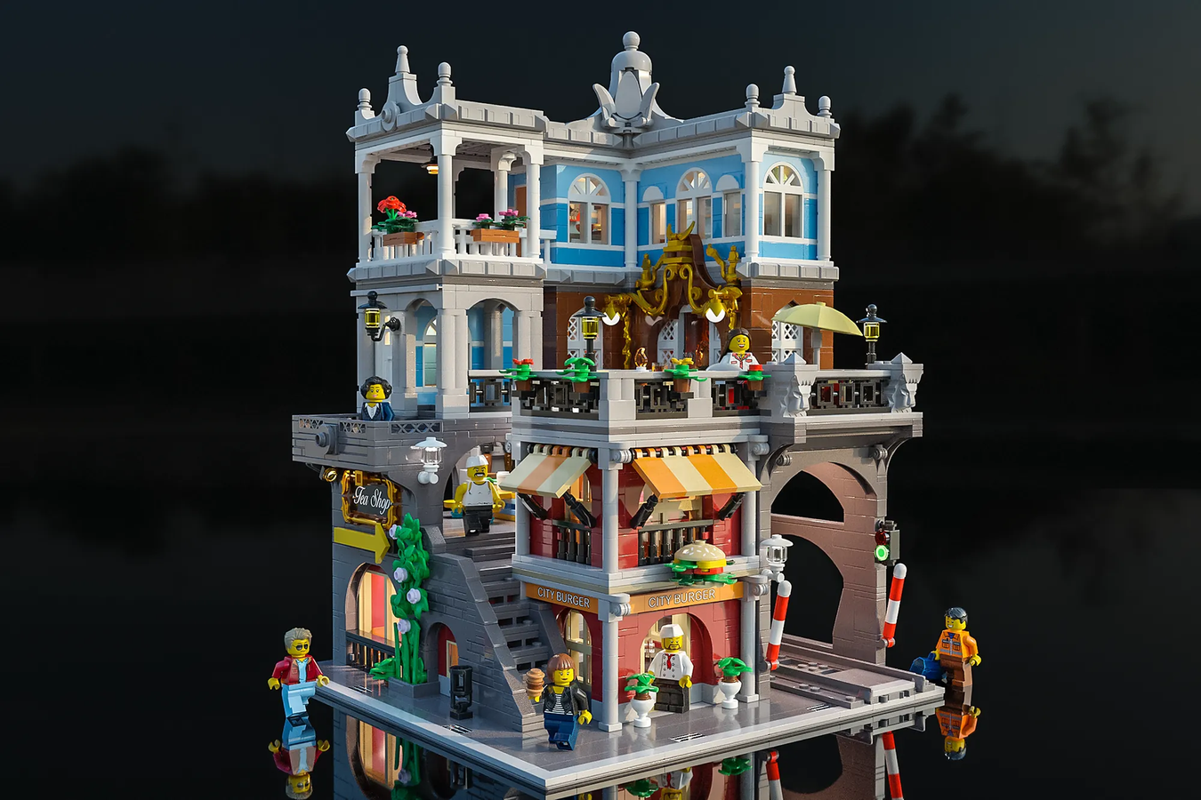 Lego burger restaurant sale