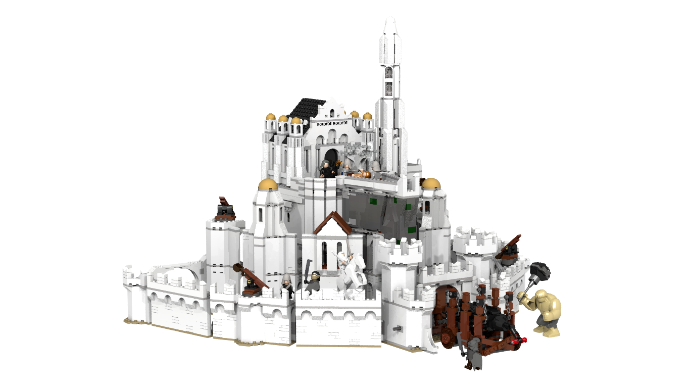 The Siege of Minas Tirith by Joe : r/lego