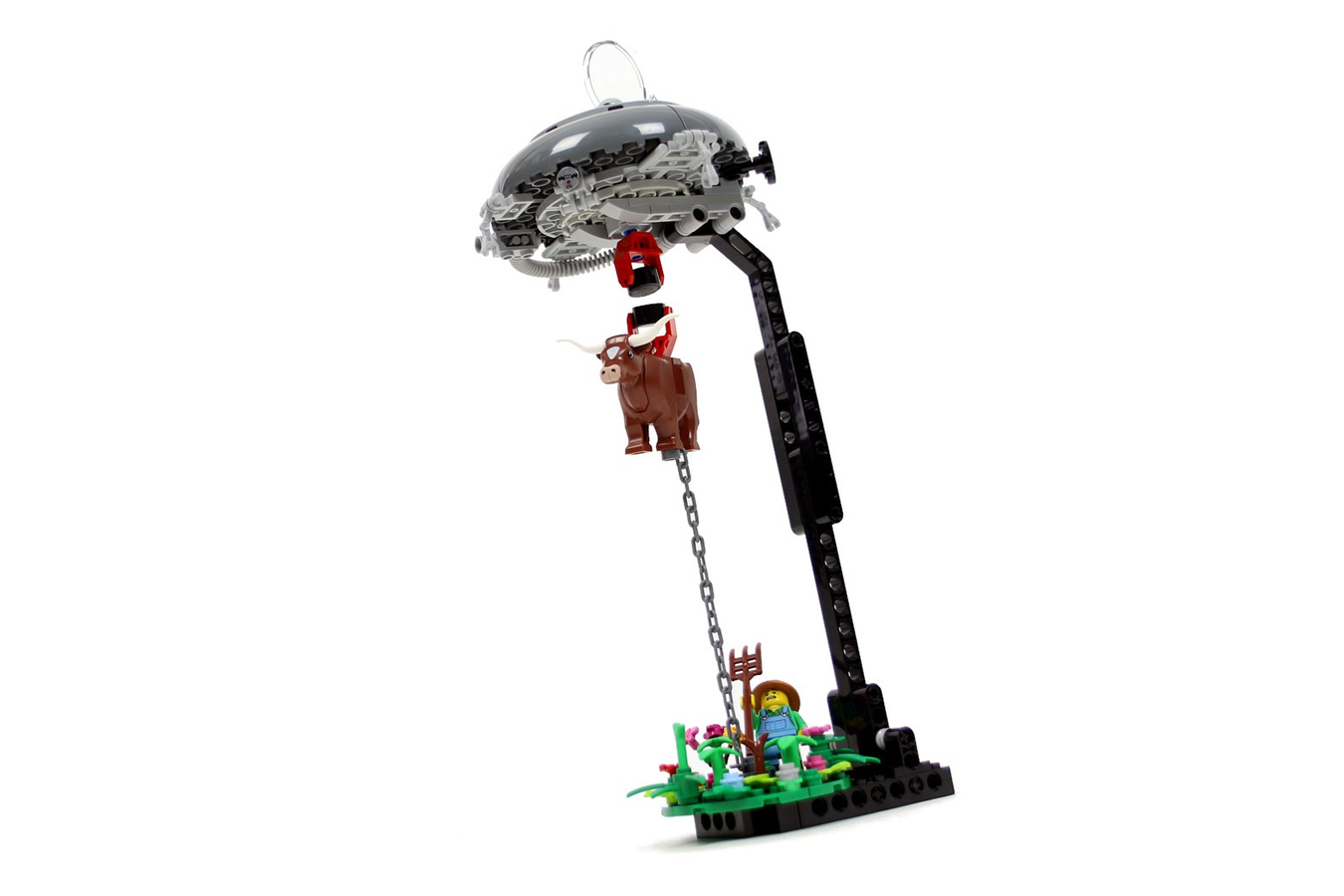 LEGO IDEAS Magnetic UFO Cow Abduction