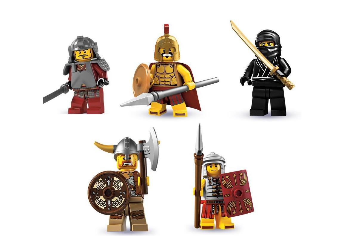 Lego minifigure warrior sale