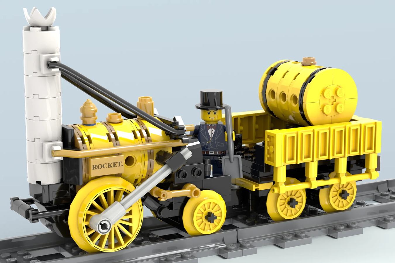 LEGO IDEAS - Replica Stephenson's Rocket