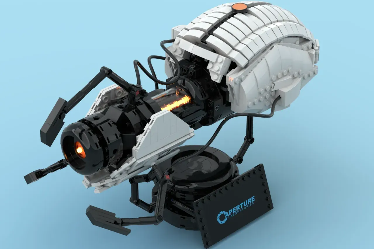 LEGO IDEAS Portal 2 Quantum Tunnelling Device. The "Portal Gun"