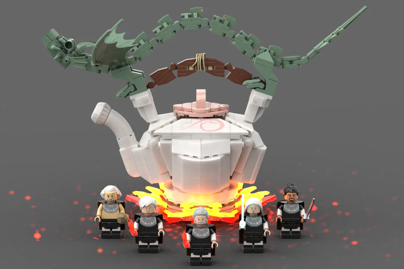 LEGO IDEAS Wan's Teapot, Ba Sing Se, and the Order of the White Lotus