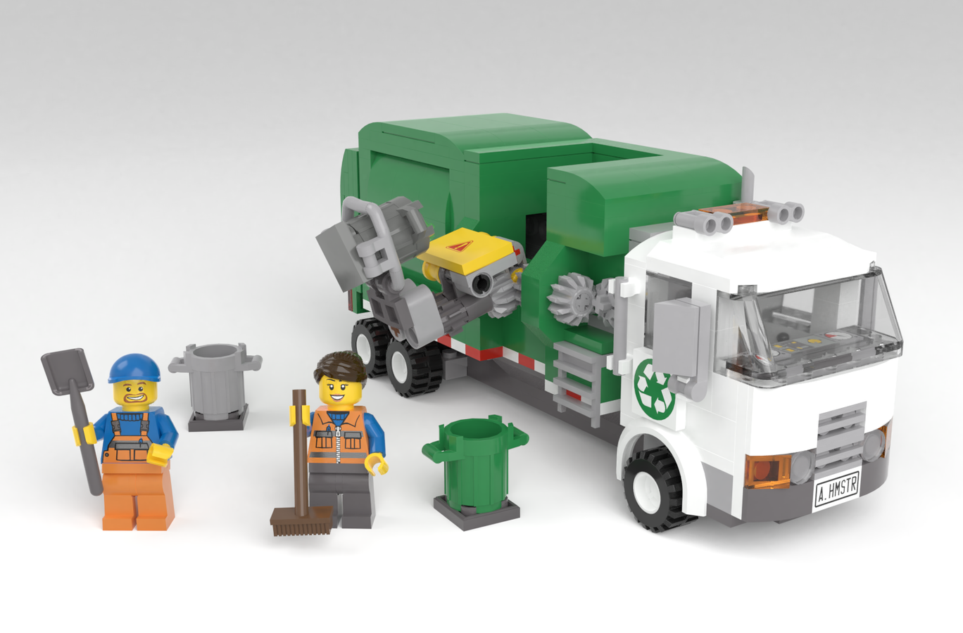 Lego rubbish truck new arrivals