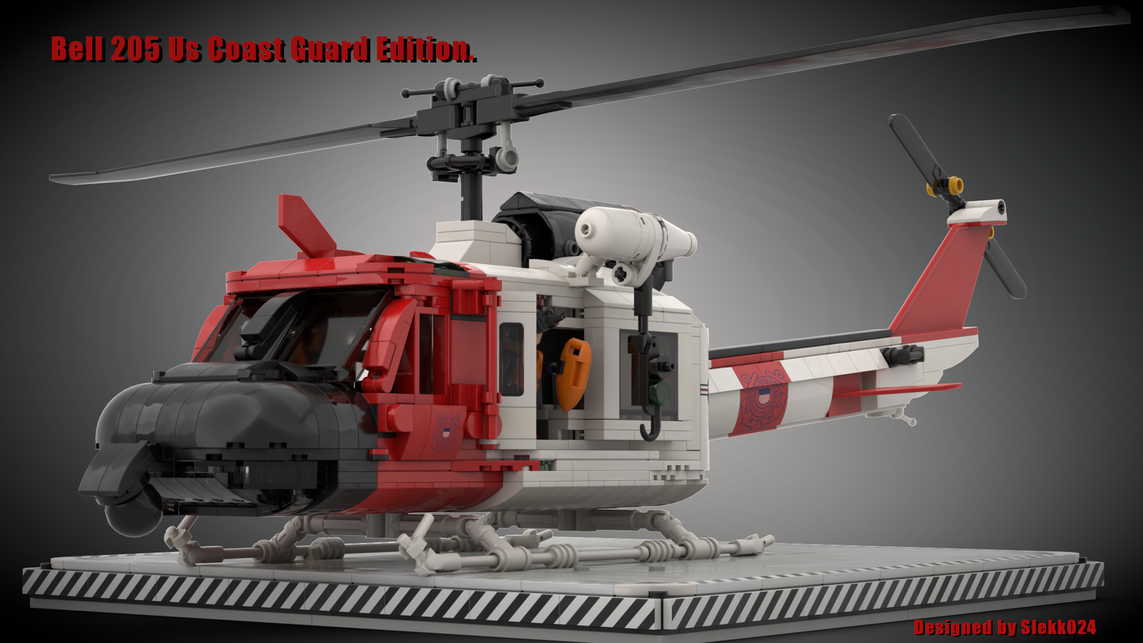 LEGO IDEAS Bell 205 Us Coast Guard edition