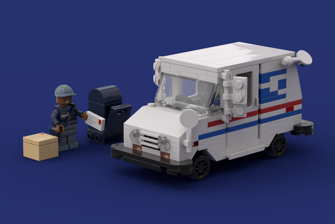 LEGO IDEAS USPS Mail Truck