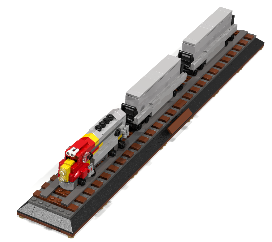 Santa fe cheap lego train