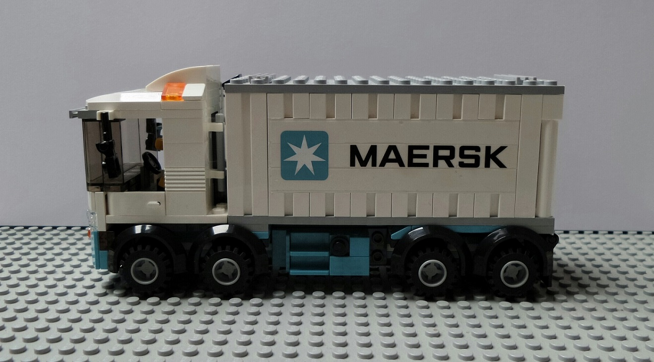 Lego store truck container