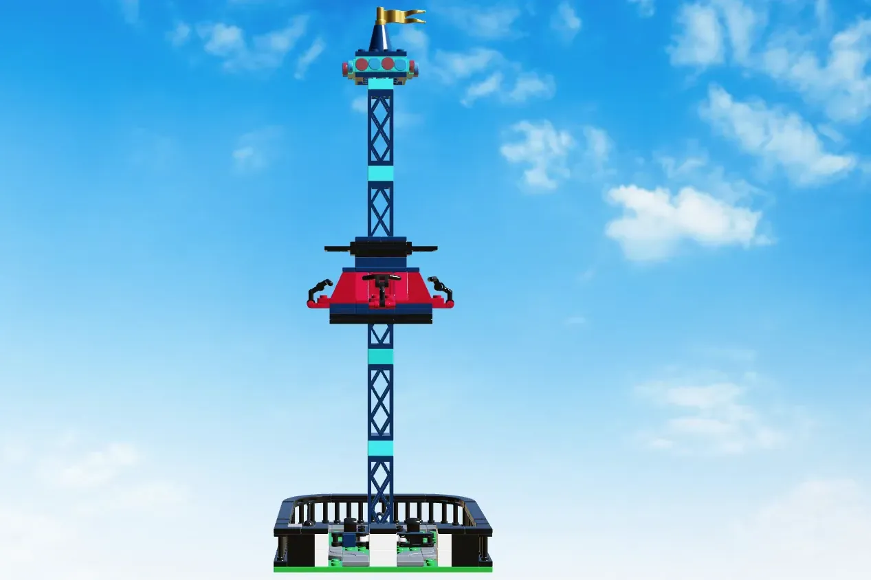 Lego store drop tower