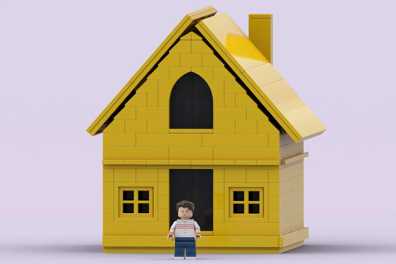 Lego yellow house discount set