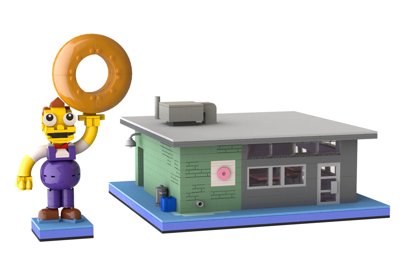 LEGO IDEAS The Simpsons Lard Lad Donuts