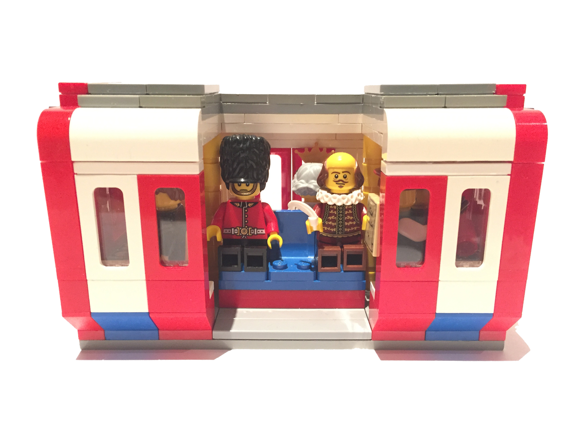 london underground lego
