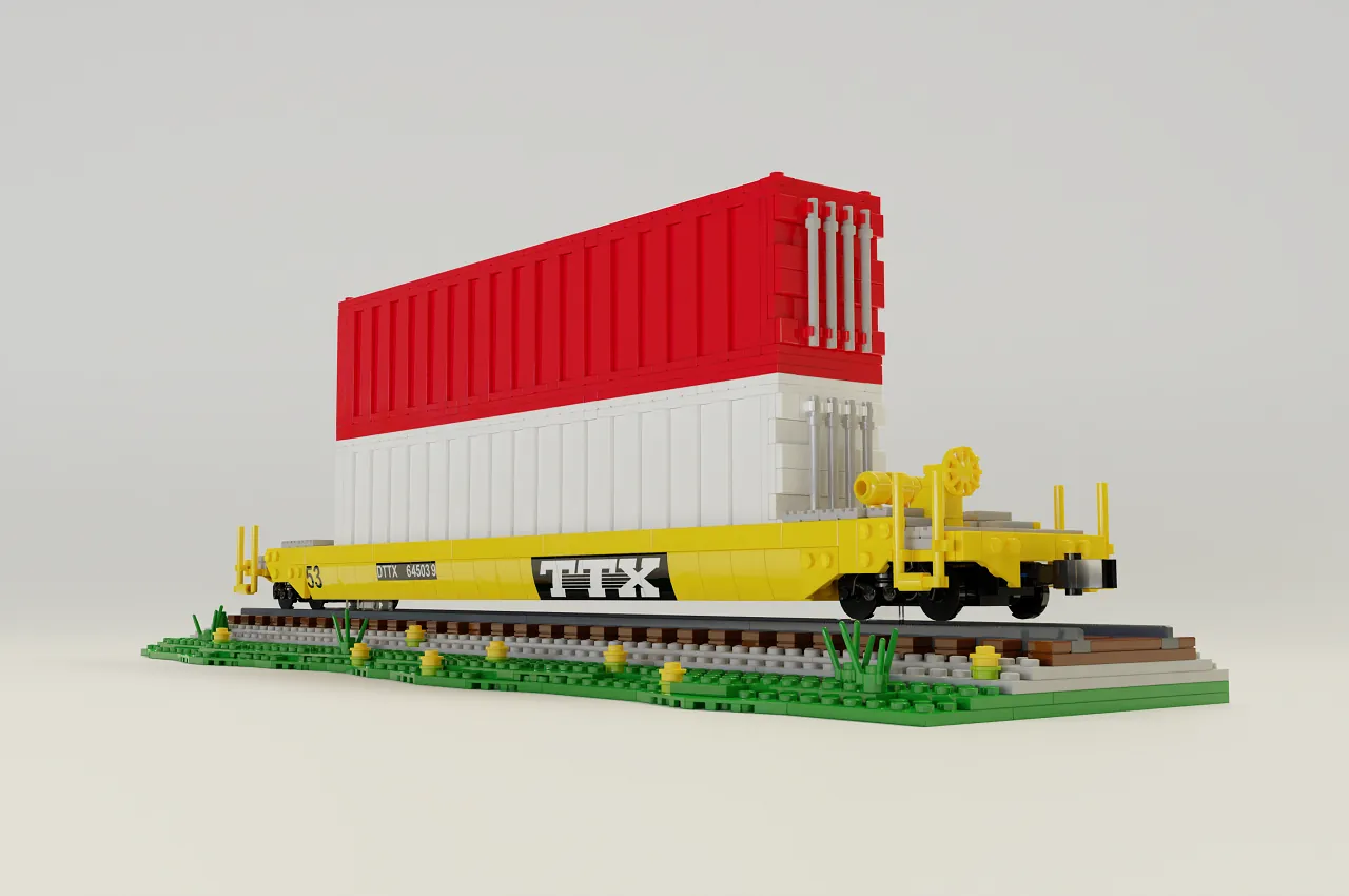 LEGO IDEAS - 1:48 Scale TTX Train Car