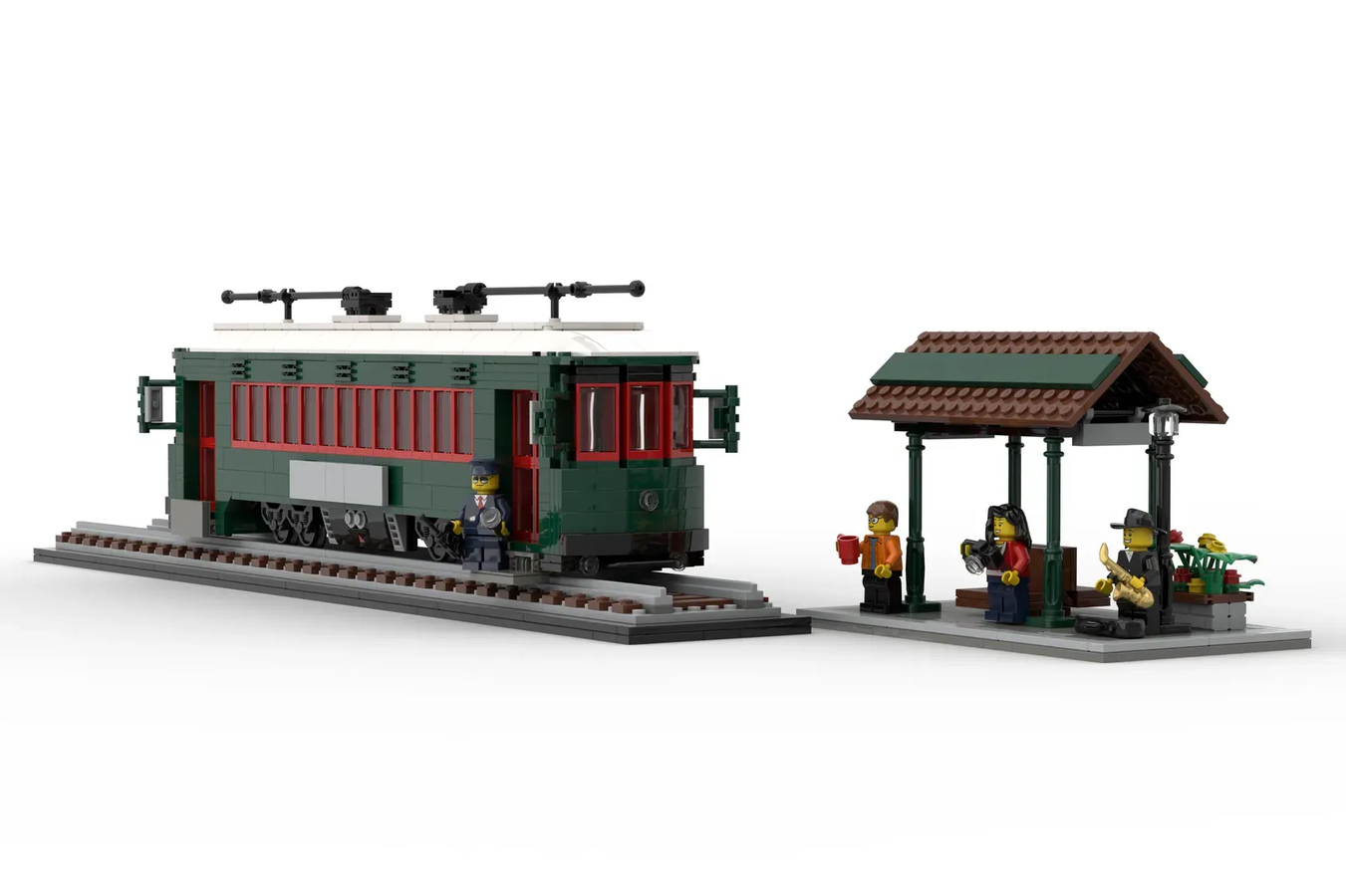 Lego discount tram track