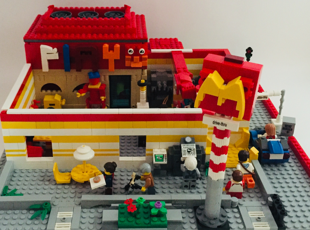 Lego best sale mcdonald's restaurant