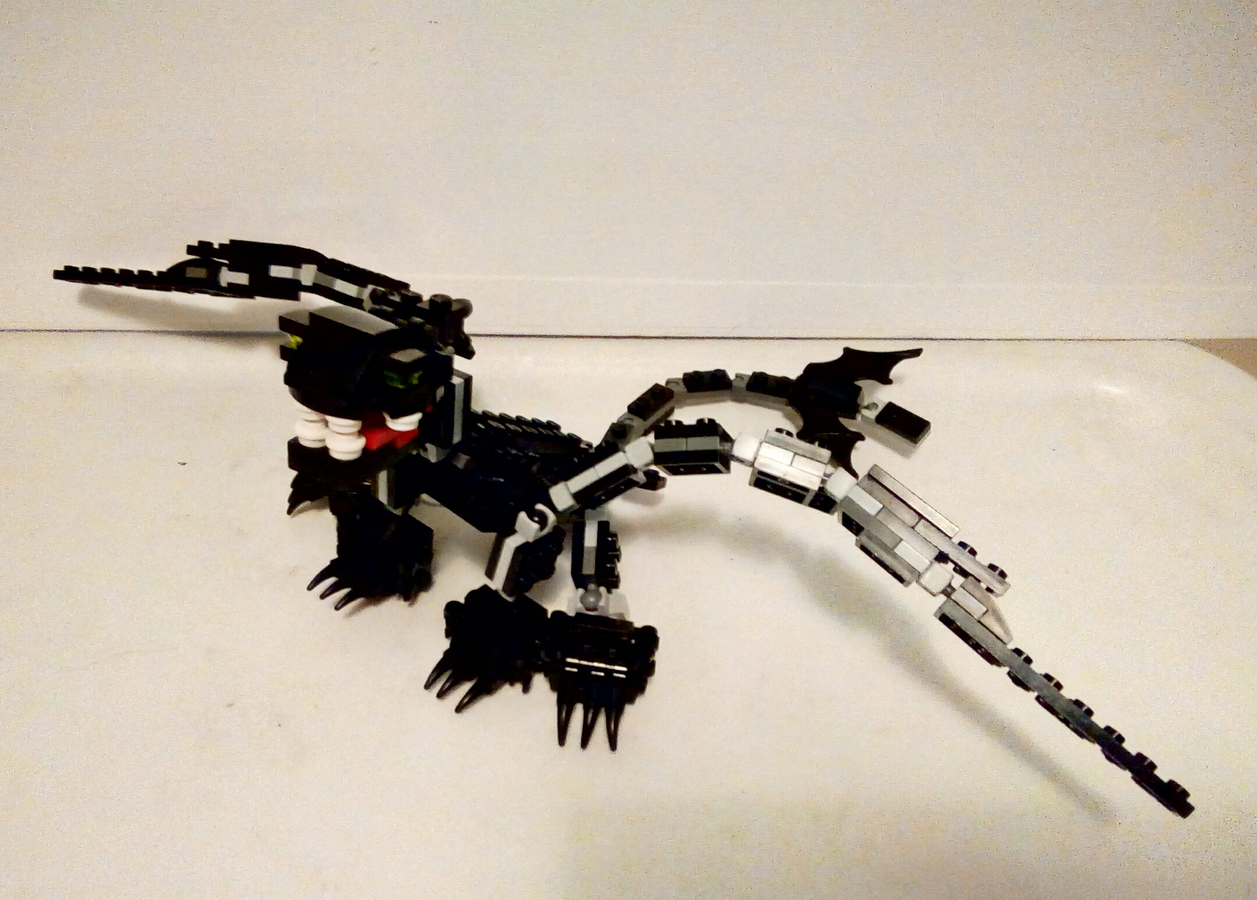 Lego ninjago black discount dragon