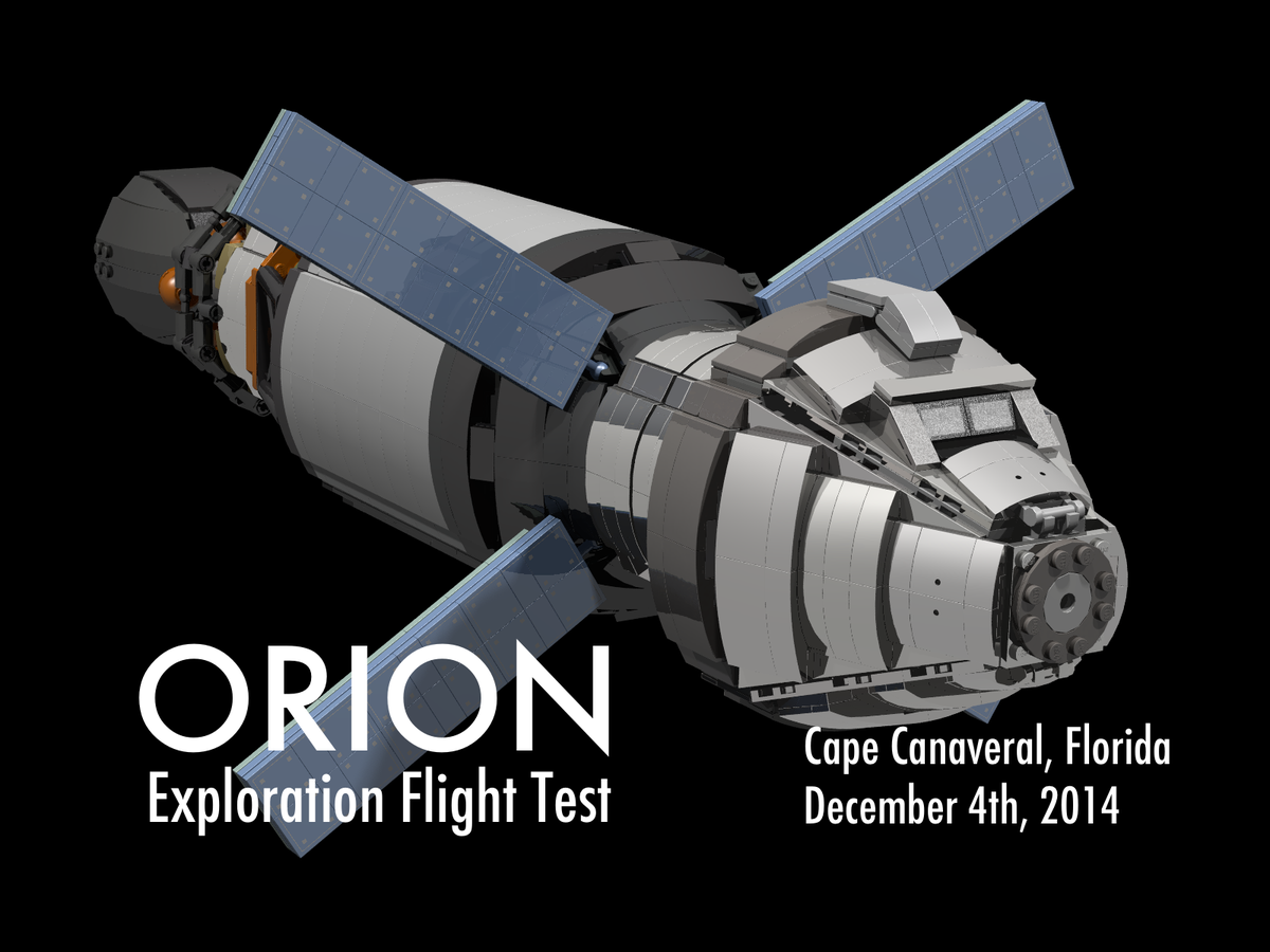 Lego Ideas Orion Spacecraft Test Flight