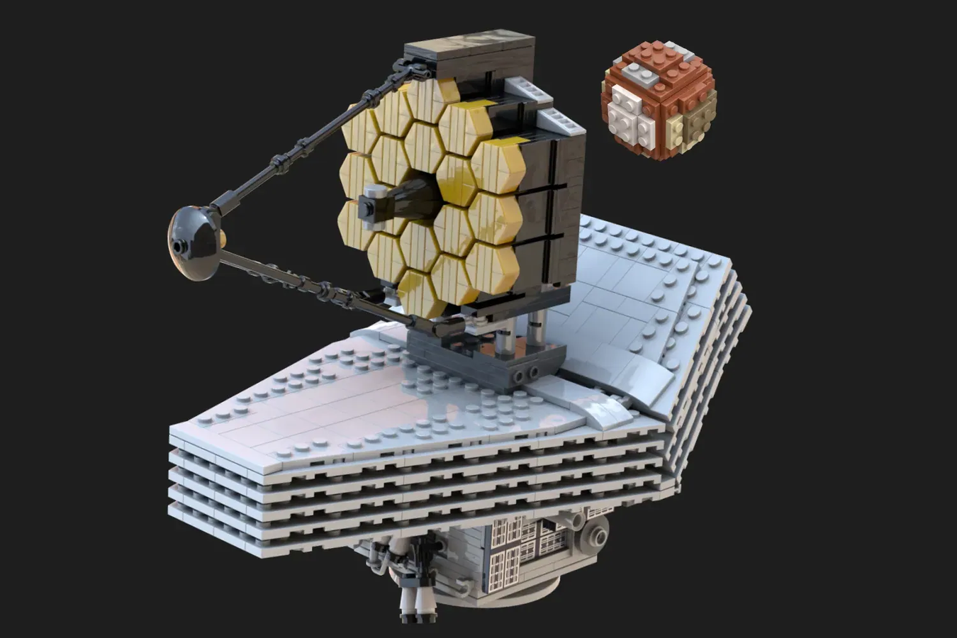 LEGO IDEAS JWST James b Space Telescope