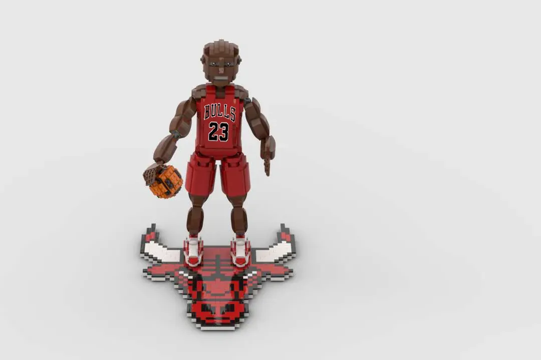 Michael Jordan Minifigure Basketball Legend – Minifigure Bricks | lupon ...