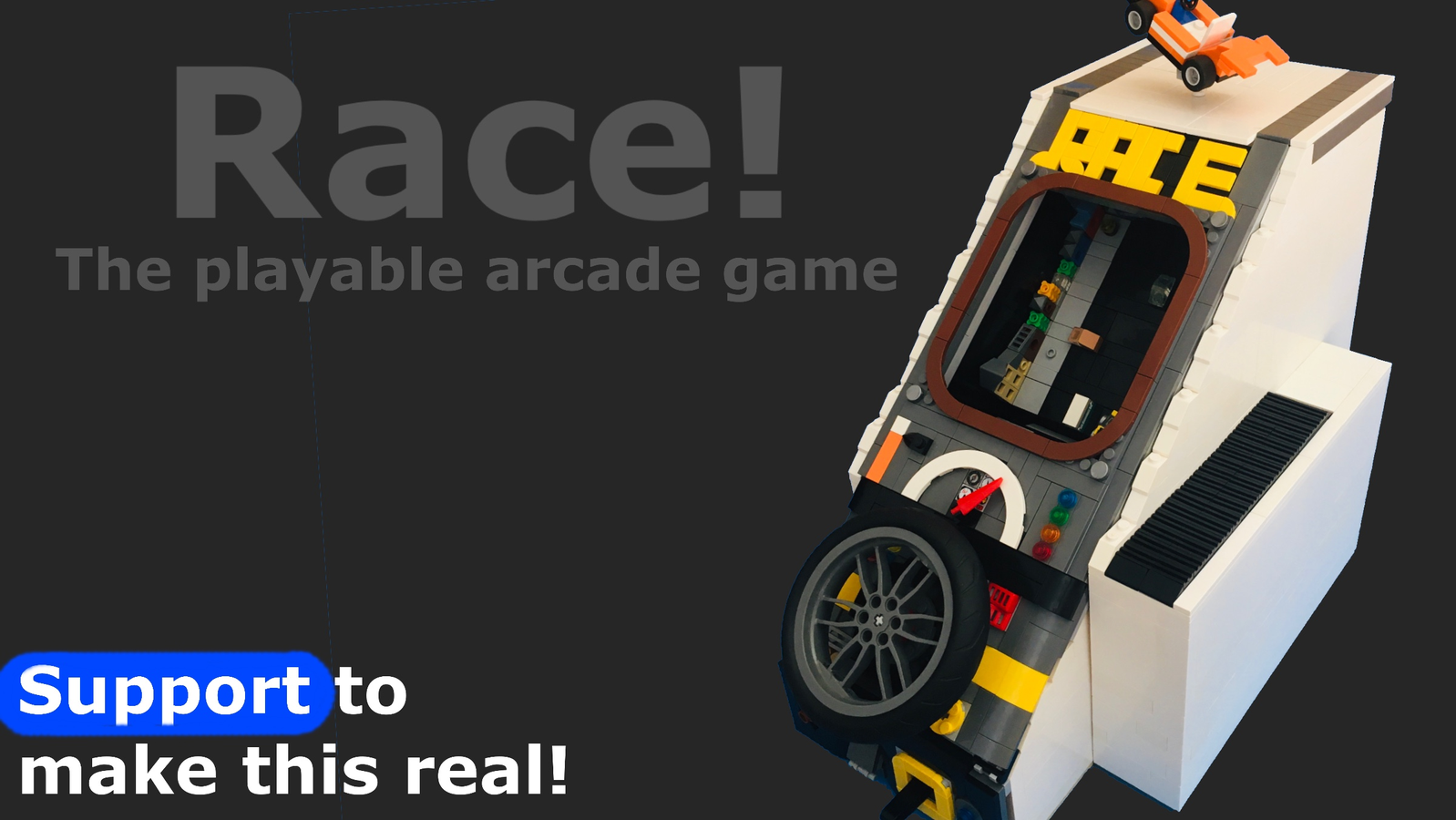 LEGO IDEAS - Playable Arcade Game: Race!