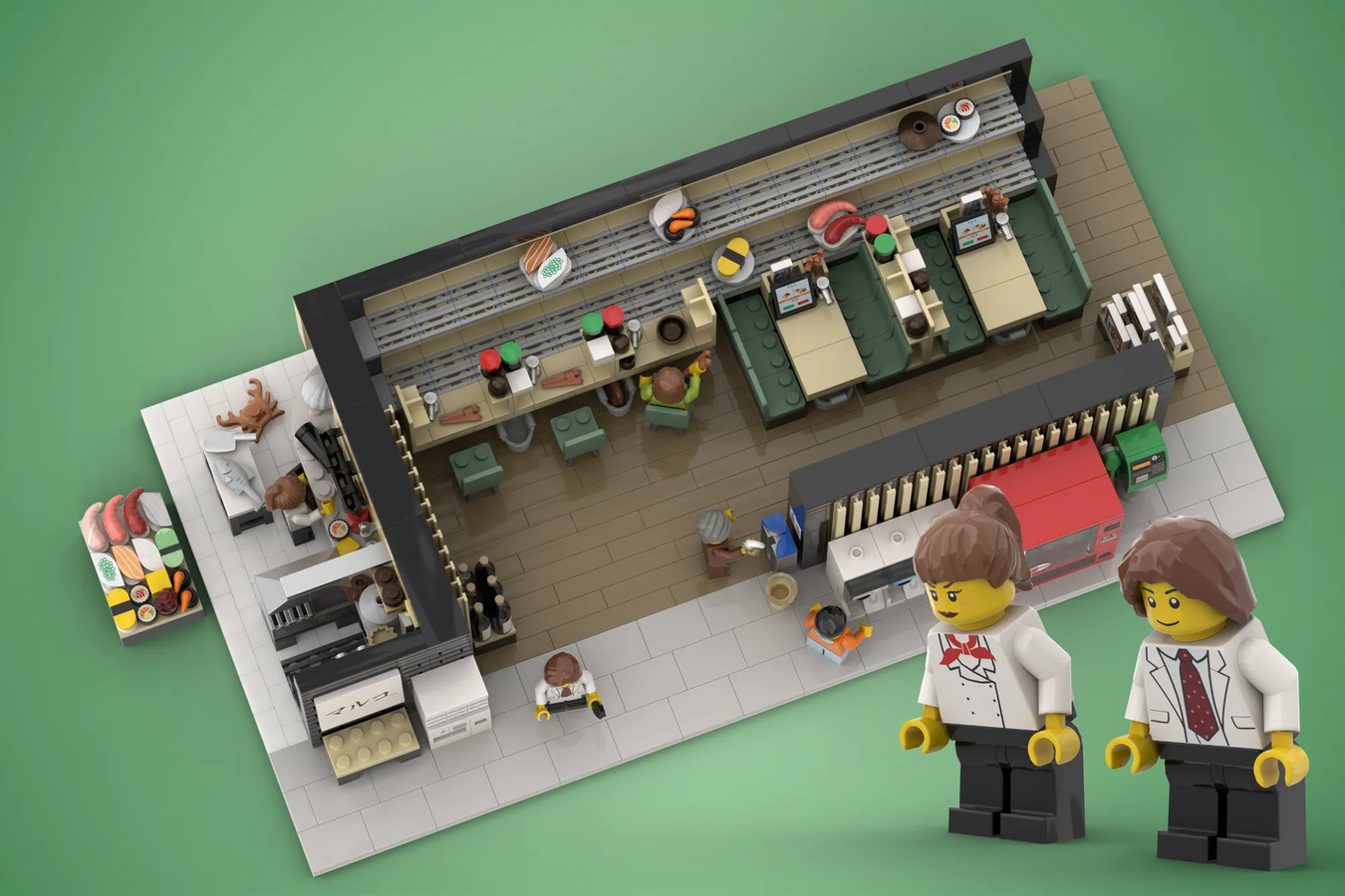 LEGO IDEAS - Modern Japanese Sushi Restaurant