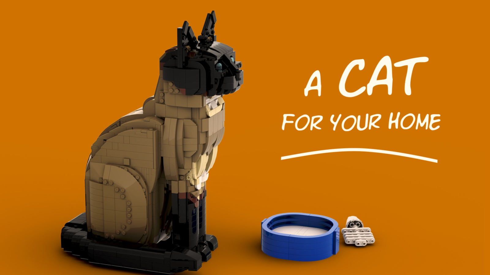 Build your own cheap lego cat