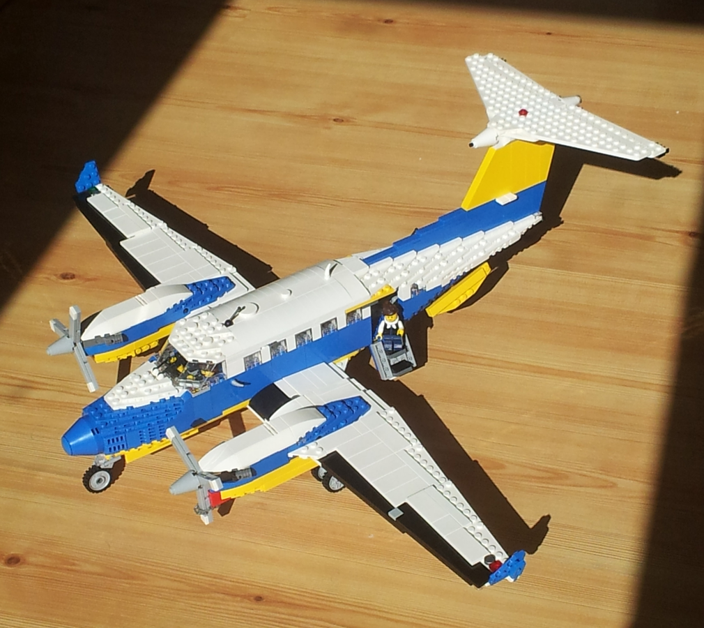 giant lego airplane