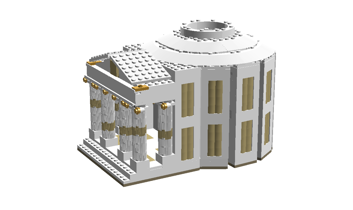 lego architecture pantheon