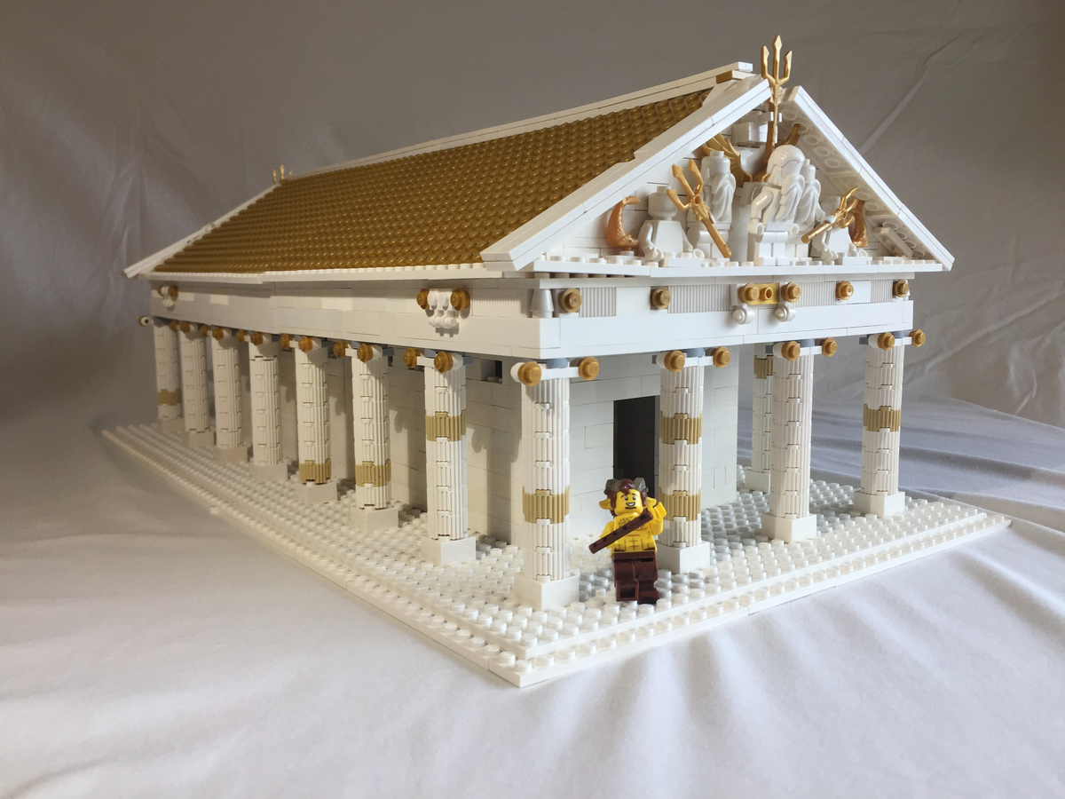 Greek 2024 temple lego