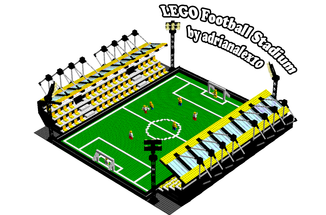 Soccer lego hot sale stadium