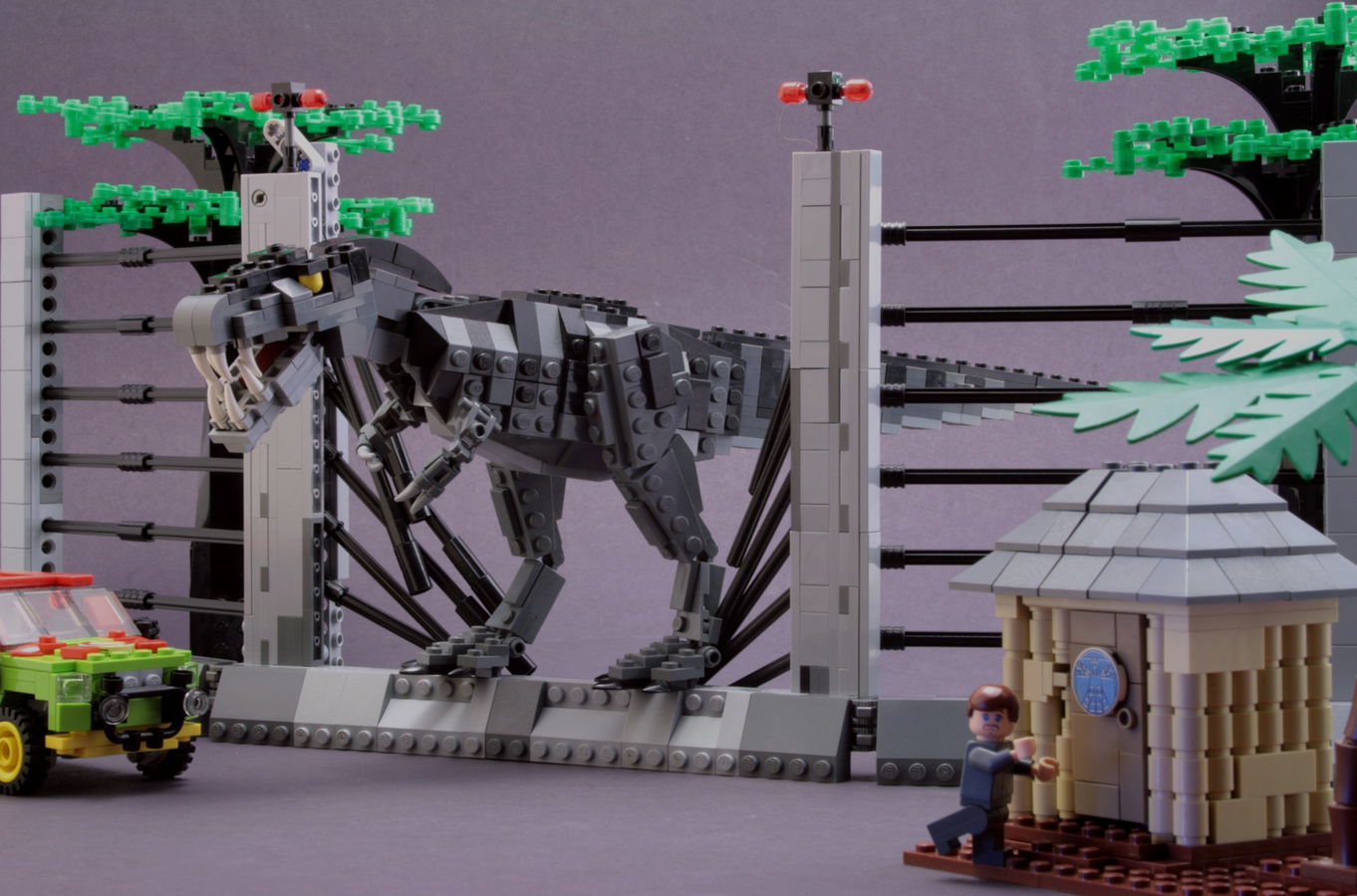 Lego Ideas T Rex Encounter From Jurassic Park 