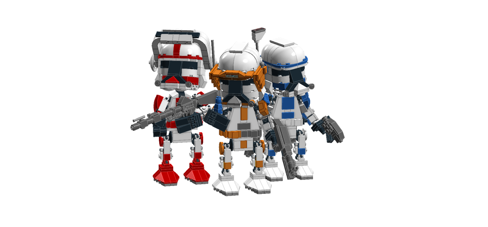 lego red clone trooper