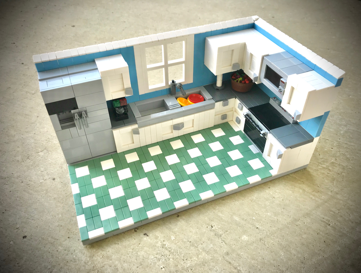 højde mangel I detaljer LEGO IDEAS - Kitchen Diorama