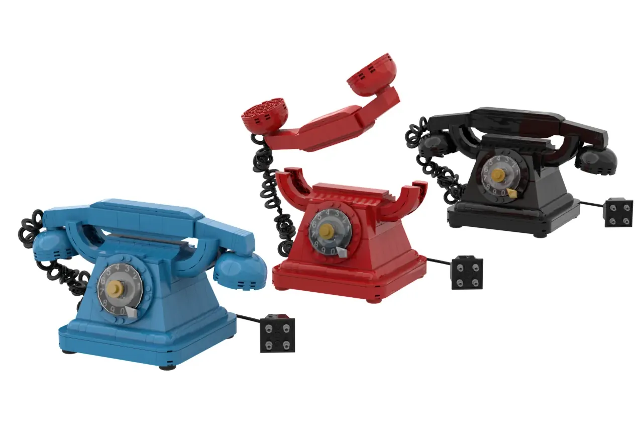 LEGO IDEAS Rotary Dial Telephone