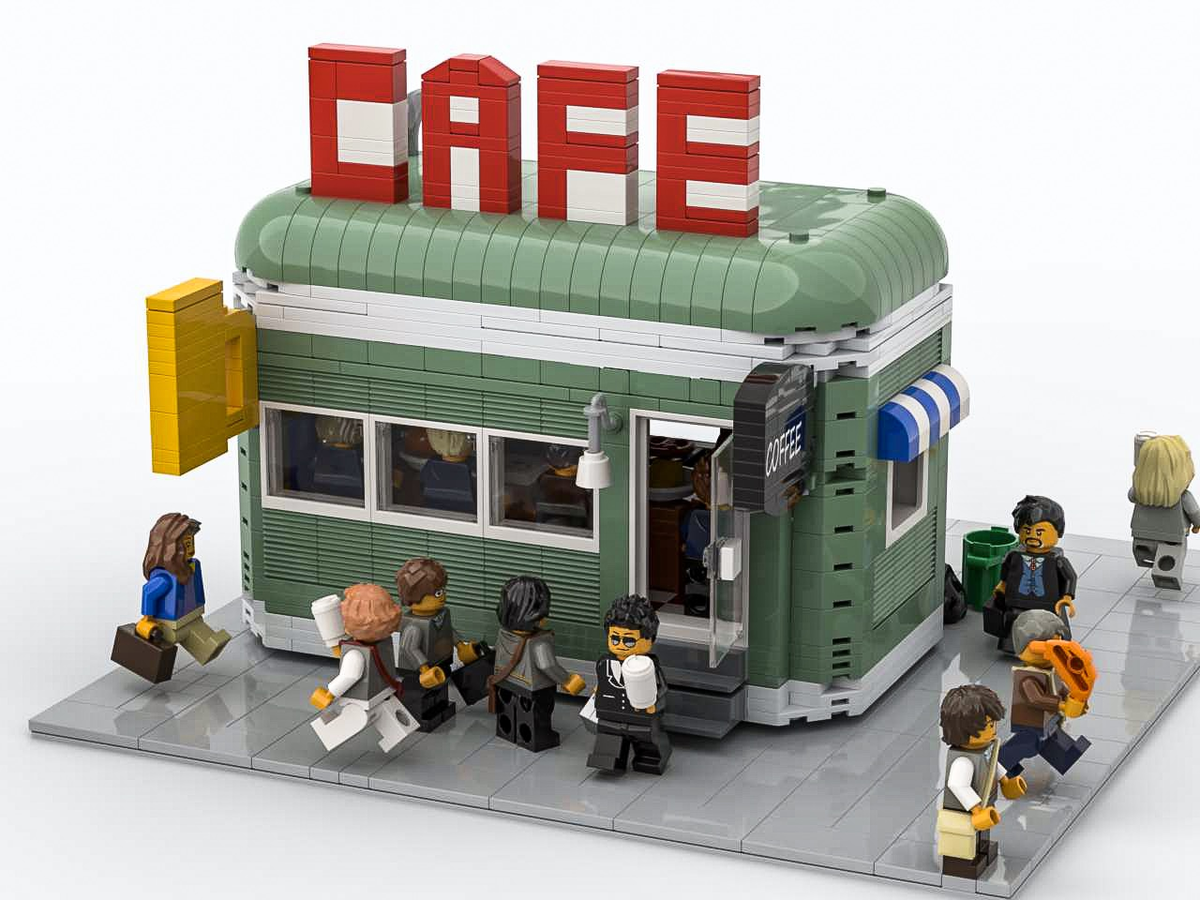 LEGO Starbucks Mediterranean Cafe (16×16) 