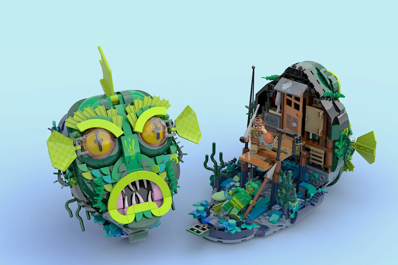 Lego best sale swamp monster