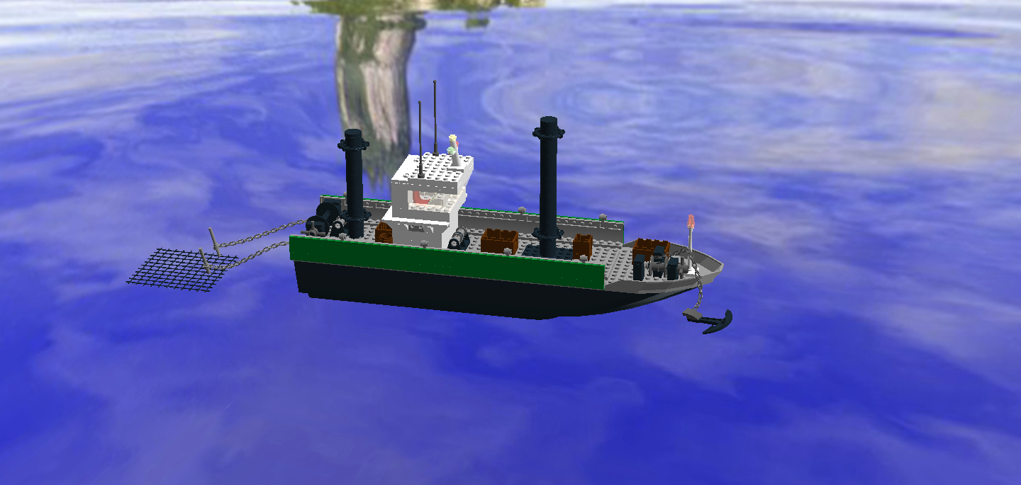 LEGO IDEAS - Small Fishing Boat, Large Scale