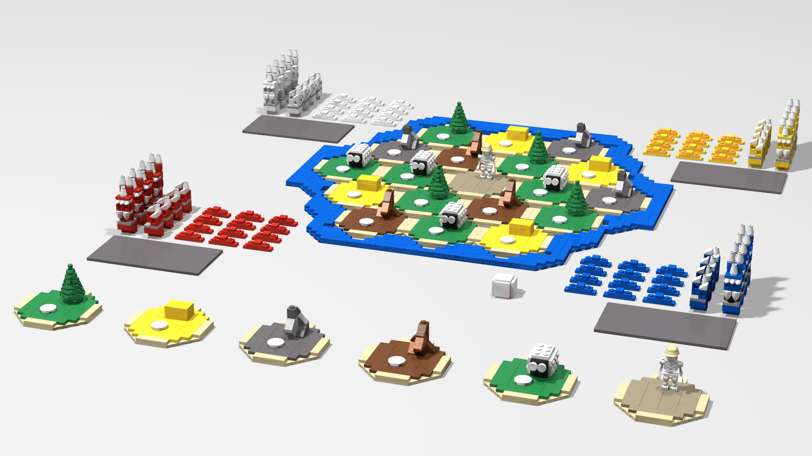 Lego settlers sale of catan