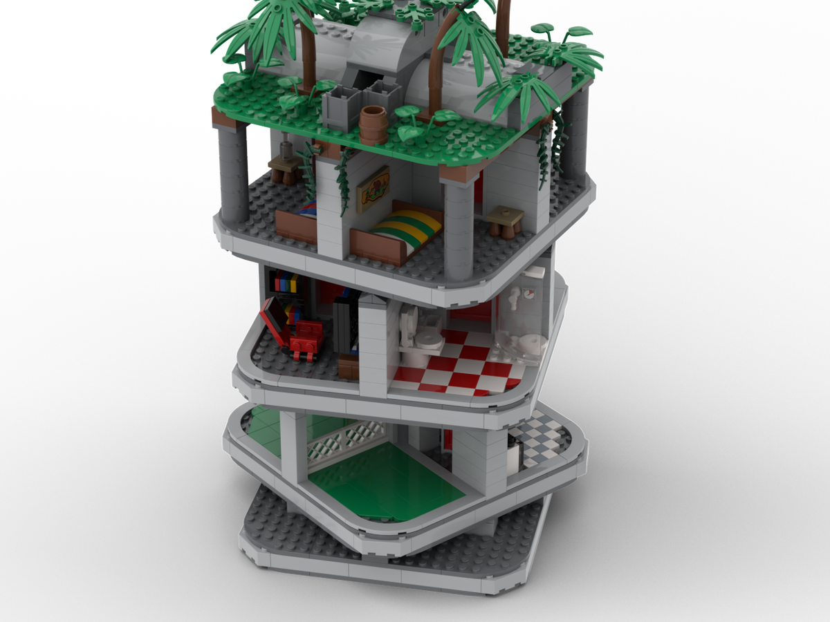 LEGO IDEAS Underground Hidden Bunker