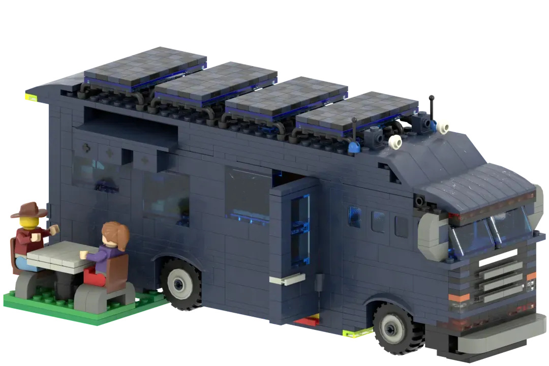 Lego truck cheap and camper