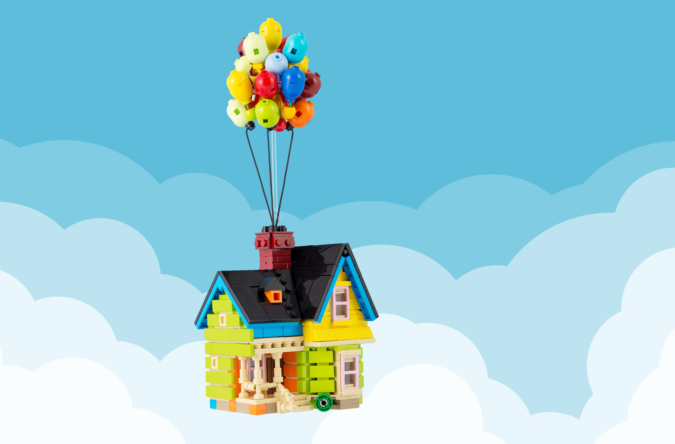 Lego movie sale flying house