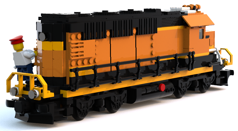 lego diesel train
