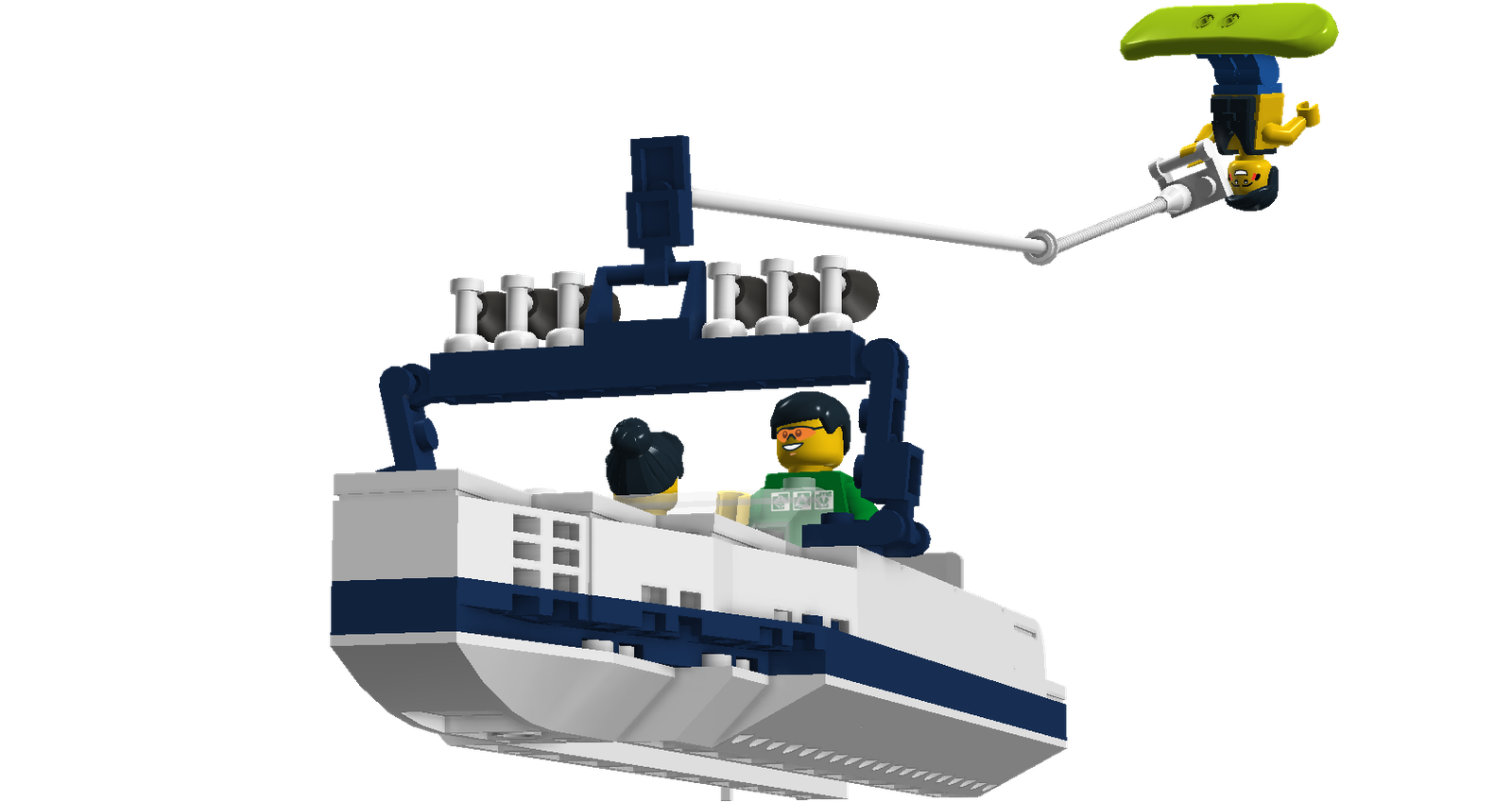 Lego store wakeboard boat