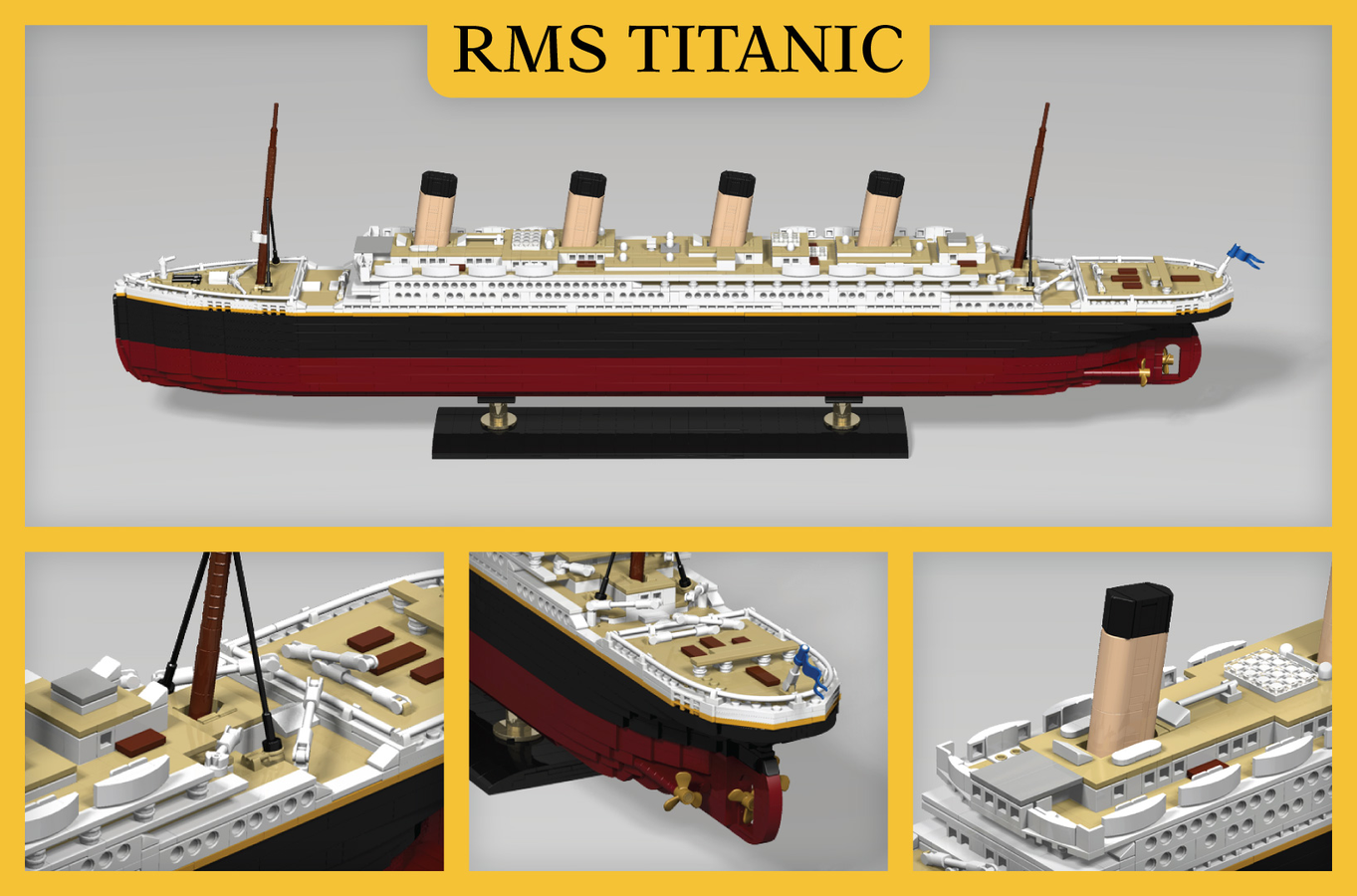 titanic lego set 2021